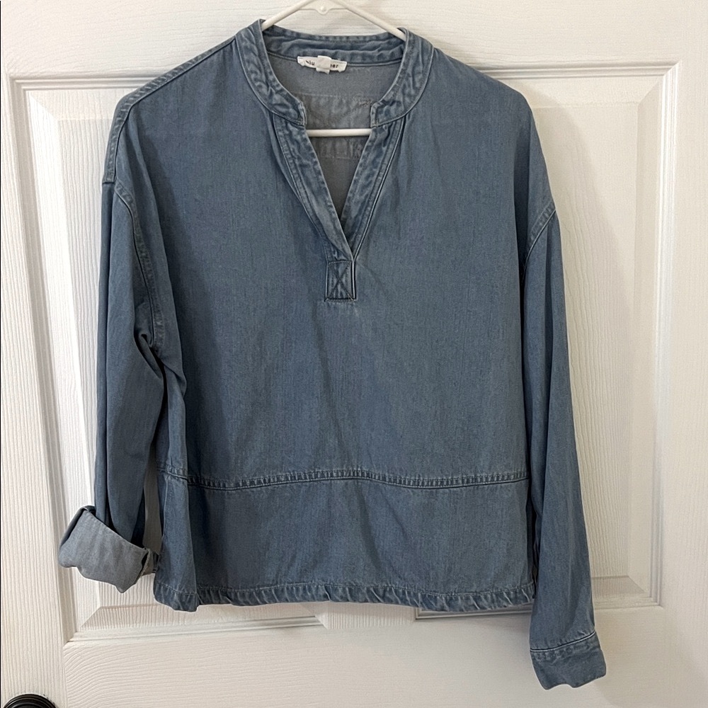 Blu Pepper Denim Blue Top